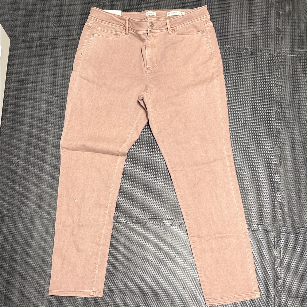 J. Jill Straight Leg Jeans in Blush
